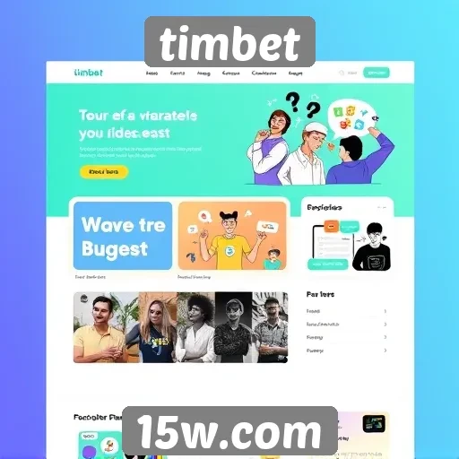 Análise da interface do usuário do site timbet